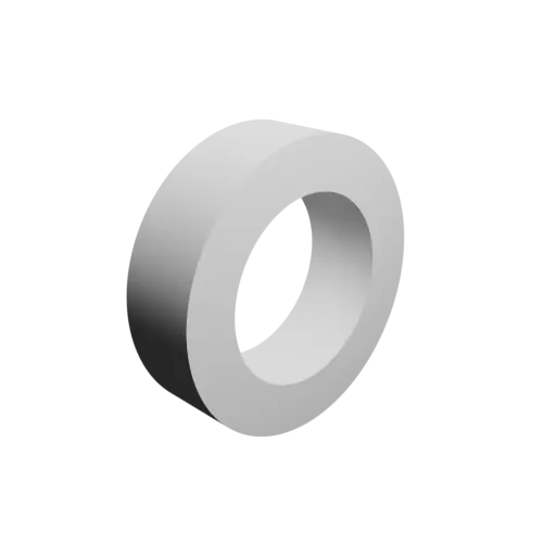 Washer / Flat Gasket STL 3D file ⌀ID: 45 mm ⌀OD: 70 mm thickness: 20 mm