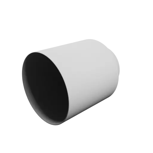 Tubing adapter STL file ⌀ 181–125 mm (Length: 225 mm)