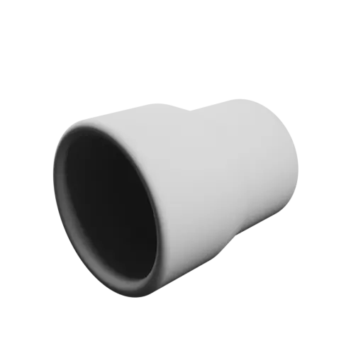 Tube adapter STL 3D file ⌀ 24–20 mm (Length: 29 mm)