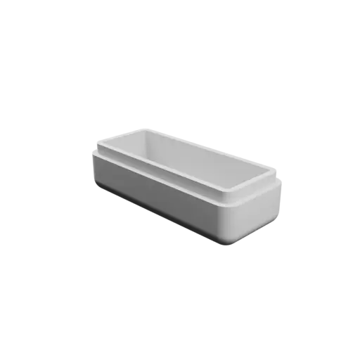 rectangular box with lid STL file – 70×30×25 mm, wall thickness 4 mm