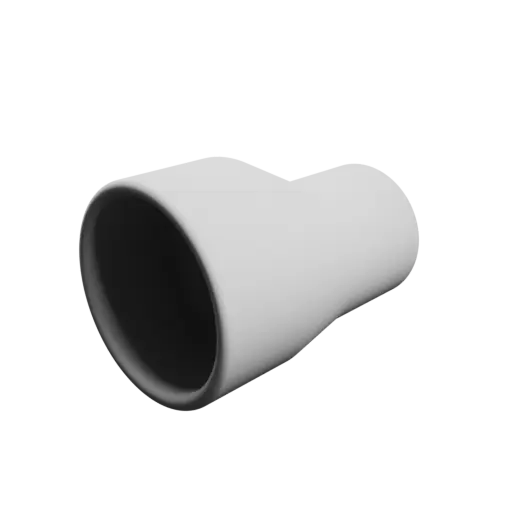Tubing adapter STL file ⌀ 29–20 mm (Length: 38 mm)
