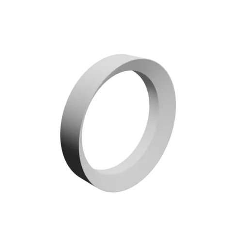 Washer / Flat Gasket STL file ⌀ID: 24 mm ⌀OD: 30 mm thickness: 6 mm + chamfer