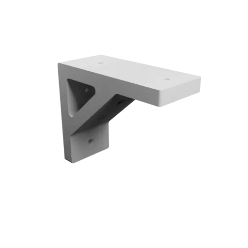 Mounting bracket 120×100 mm STL 3D file, thickness 12 mm, hole diameter 5 mm