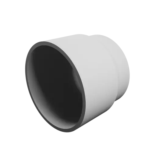 Tube adapter STL file ⌀ 50–45 mm (Length: 40 mm)