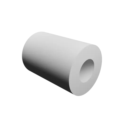 fichier STL tube Ø ext. 50 mm, Ø int. 23 mm, longueur 70 mm