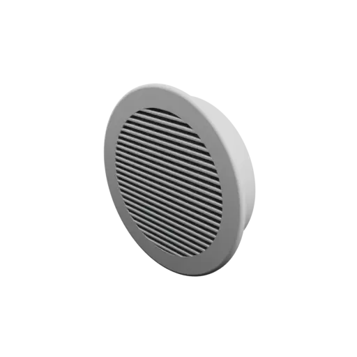Grille d'aération ronde ∅ 96 mm, angle 10°