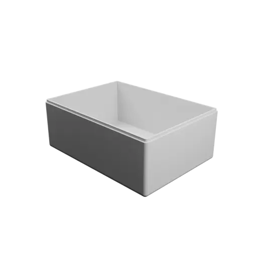 rectangular box with lid STL file – 218×158×88 mm, wall thickness 4 mm