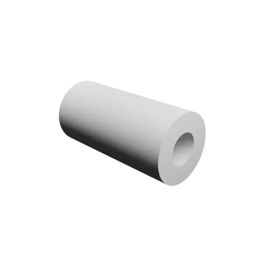 fichier 3D STL tube cylindrique Ø ext. 50 mm, Ø int. 23 mm, longueur 102 mm