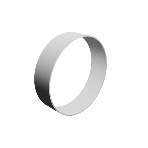 fichier STL tube creux Ø ext. 37.7 mm, Ø int. 36.7 mm, longueur 10 mm
