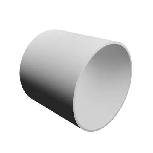 modèle 3D STL tube cylindrique Ø ext. 110 mm, Ø int. 105 mm, longueur 100 mm