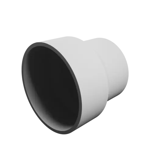 Tube adapter STL file ⌀ 78–63 mm (Length: 70 mm)