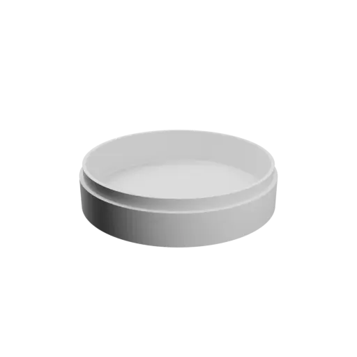 Round box with lid ⌀ 85 mm - Height: 22 mm