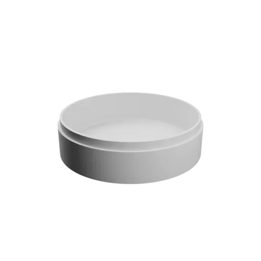 Round box with lid ⌀ 90 mm - Height: 27 mm
