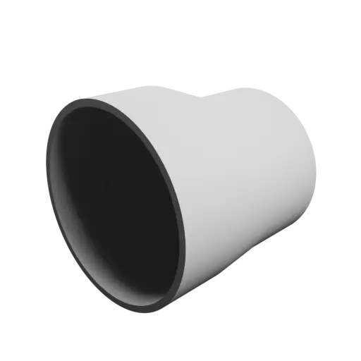 Tube adapter ⌀ 85–70 mm (Length: 80 mm)
