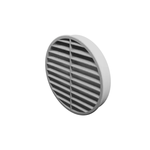 Round air vent ∅ 150 mm, slat angle: 40° with central reinforcement