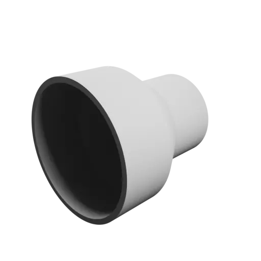 Tube adapter ⌀ 76–50 mm (Length: 80 mm)