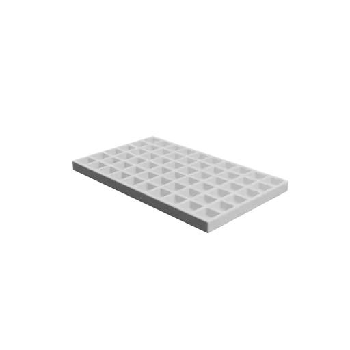 Multi-compartment box: 60 compartments of 10×10×5 mm