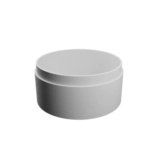 Boîte ronde avec couvercle ⌀ 50 mm - Hauteur: 25 mm, Coque: 2 mm