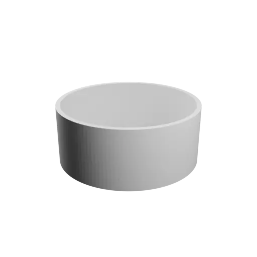 Round box with lid ⌀ 66 mm - Height: 34 mm, Shell: 2 mm