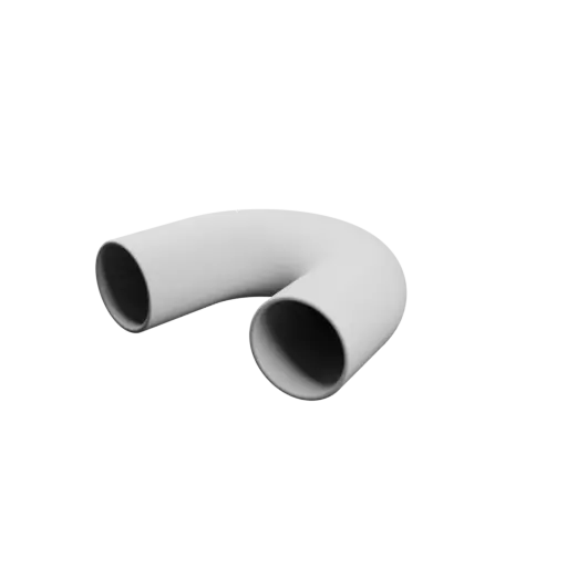 Pipe elbow 165° ⌀OD: 18 mm ⌀ID: 16 mm thickness: 1 mm