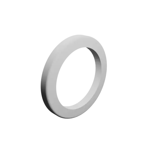 Washer / Flat Gasket ⌀ID: 60 mm ⌀OD: 80 mm thickness: 8 mm + fillet