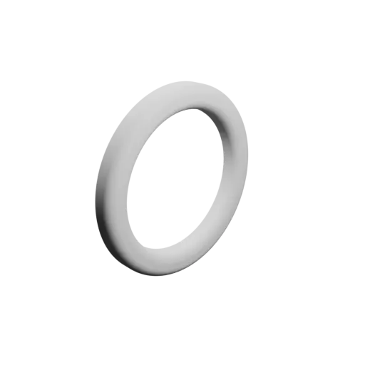Washer / Flat Gasket ⌀ID: 60 mm ⌀OD: 80 mm thickness: 8 mm + fillets