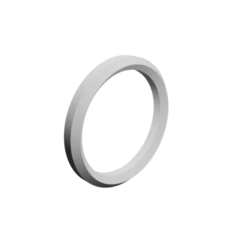 Washer / Flat Gasket ⌀ID: 70 mm ⌀OD: 86 mm thickness: 10 mm + chamfers