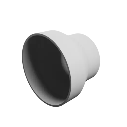 Tube adapter STL file ⌀ 80–60 mm (Length: 60 mm)