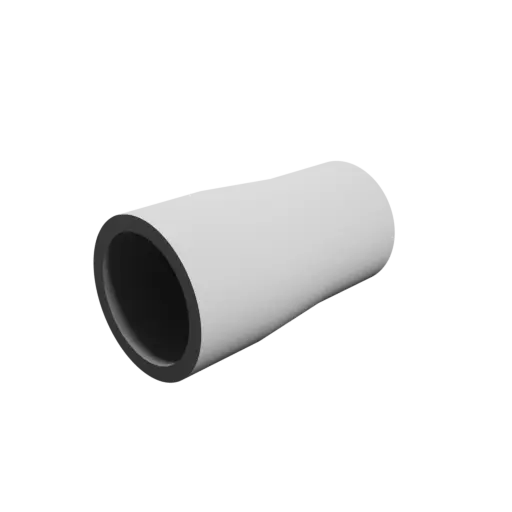 Tube adapter STL file ⌀ 50–45 mm (Length: 90 mm)