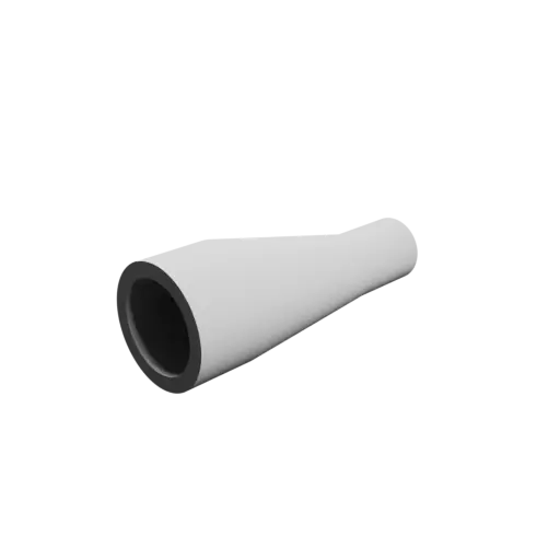 Tube adapter STL 3D file ⌀ 16–9 mm (Length: 40 mm)