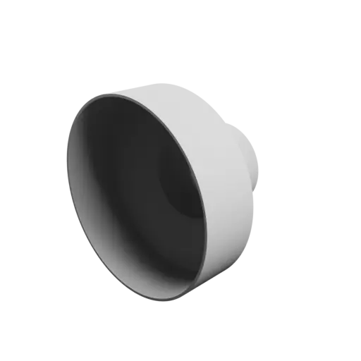 Tube adapter STL file ⌀ 230–106 mm (Length: 160 mm)