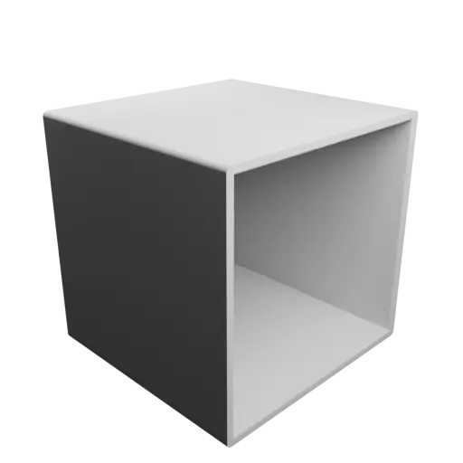 Small parts organizer with 1 drawer 80×80×80 mm STL file, thickness: 3 mm