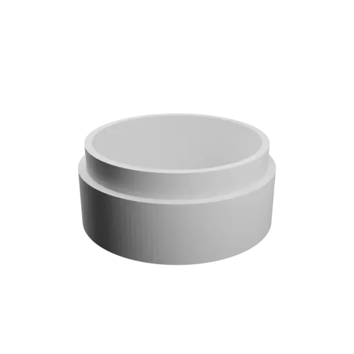 Round box with lid STL file ⌀ 40 mm - Height: 20 mm, Shell: 3 mm