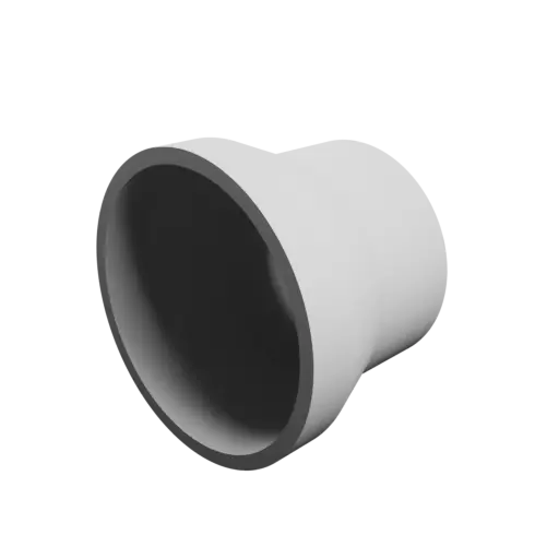 Tube adapter STL 3D file ⌀ 60–48 mm (Length: 45 mm)