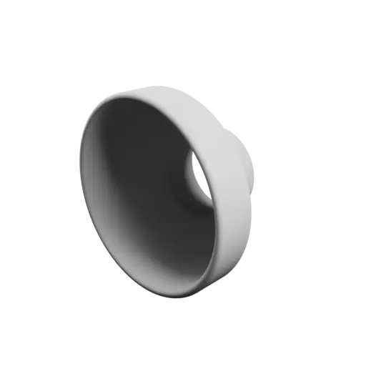 Tube adapter STL 3D file ⌀ 123–58 mm (Length: 70 mm)