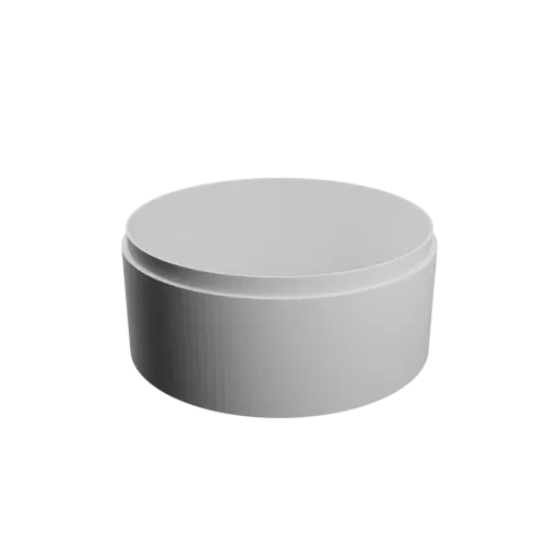 Round box with lid STL 3D file ⌀ 90 mm - Height: 40 mm, Shell: 2 mm