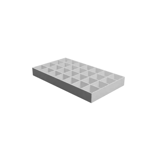 Multi-compartment box STL file: 28 compartments of 40×40×30 mm