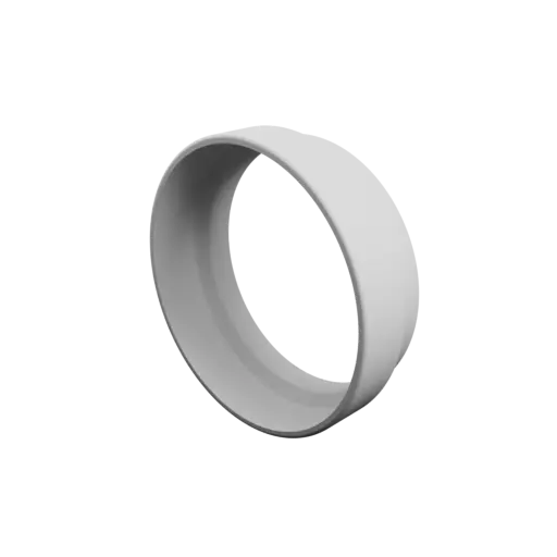 Tube adapter STL 3D file ⌀ 110–100 mm (Length: 35 mm)