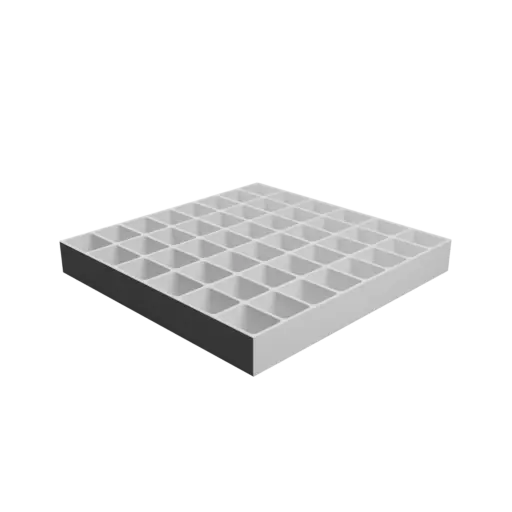 Multi-compartment box STL file: 48 compartments of 40×30×30 mm