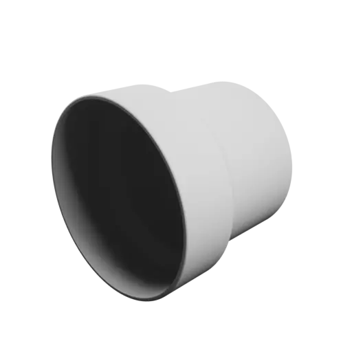 Tube adapter STL 3D file ⌀ 103–88 mm (Length: 90 mm)