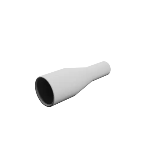 Tube adapter STL file ⌀ 30–17 mm (Length: 90 mm)