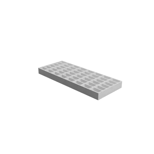 Multi-compartment box STL 3D file: 48 compartments of 40×20×25 mm