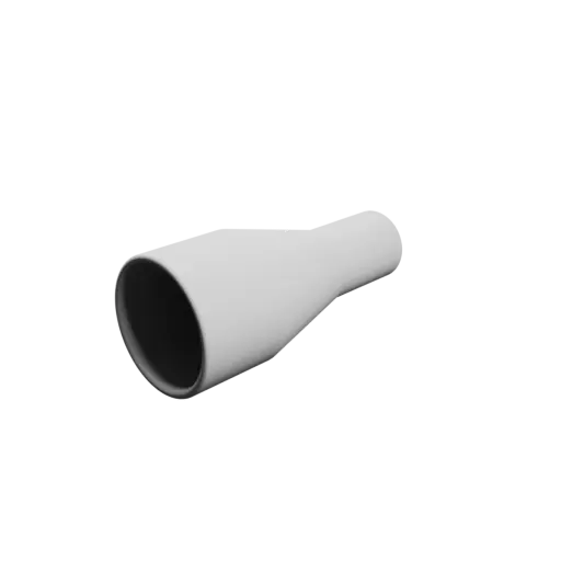 Tube adapter STL 3D file ⌀ 35–20 mm (Length: 80 mm)