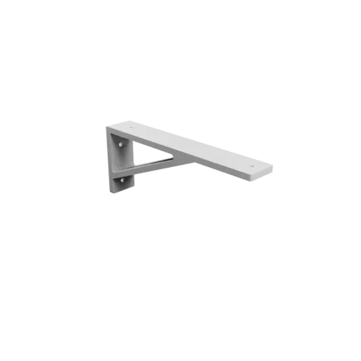 L-bracket 250×100 mm STL file, thickness 8 mm, hole diameter 6 mm