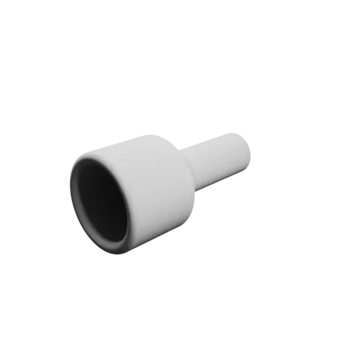 Tube adapter STL file ⌀ 52–25 mm (Length: 105 mm)