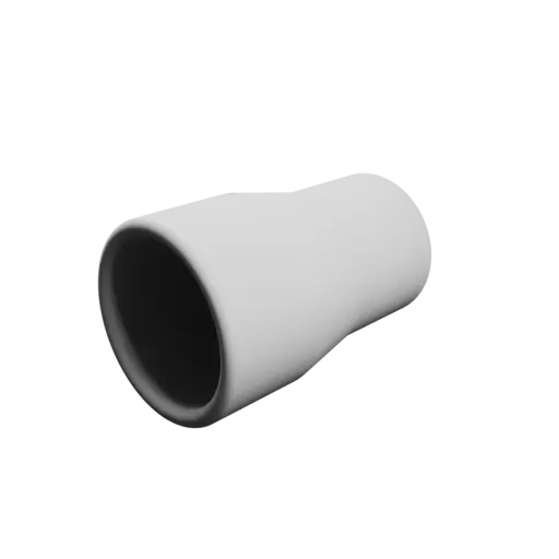 Tube adapter STL 3D file ⌀ 35–29 mm (Length: 55 mm)