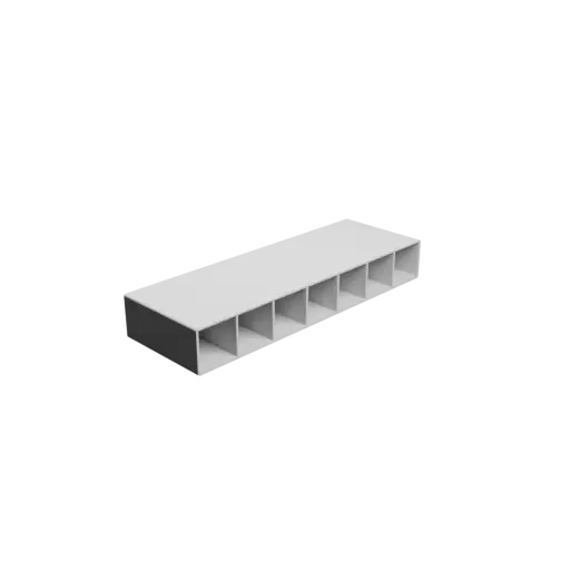 Small parts organizer with 7 drawers 30×30×80 mm STL 3D file, thickness: 2 mm