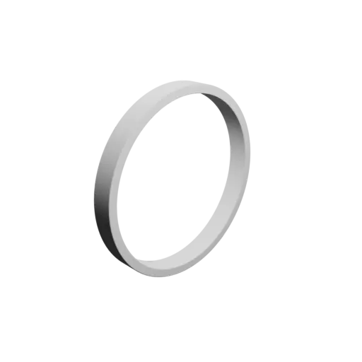 Washer / Flat Gasket STL file ⌀ID: 20.0 mm ⌀OD: 22.0 mm thickness: 2.5 mm + fillets