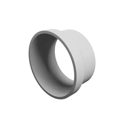 Tube adapter STL 3D file ⌀ 104–92 mm (Length: 50 mm)