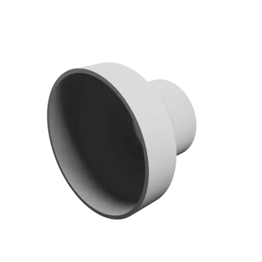 Tube adapter STL file ⌀ 250–150 mm (Length: 180 mm)